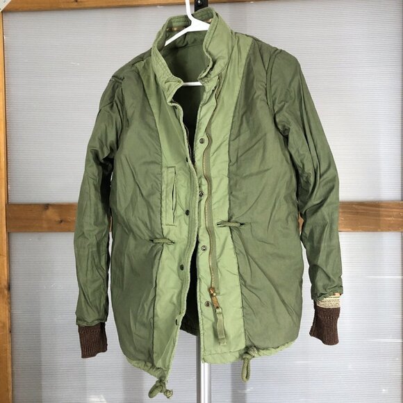 Ralph Lauren Denim & Supply Field Jacket Military Green & Aztec Knit Sz XS - Picture 10 of 15
